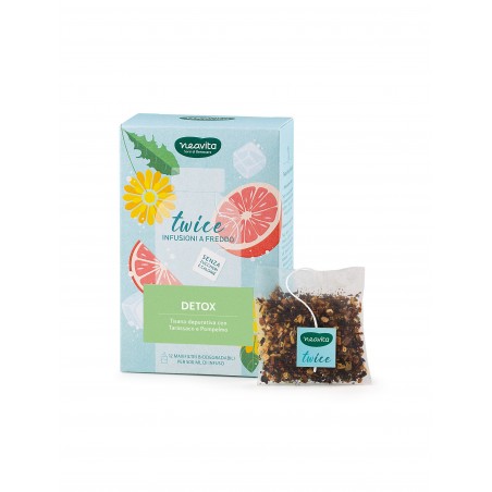 Herbal Products Neavita Tisana Twice Detox Maxifiltro To Go 12 Pezzi