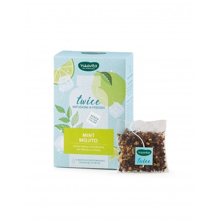 Herbal Products Neavita Filtroscrigno Infuso Twice Mint Moijto Maxifiltro To Go 12 Pezzi