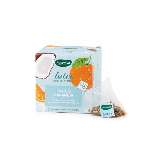 Herbal Product Twice Infuso a Freddo Cocco e Arancia 15 Filtroscrigno Neavita
