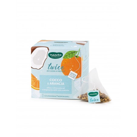 Herbal Product Twice Infuso a Freddo Cocco e Arancia 15 Filtroscrigno Neavita