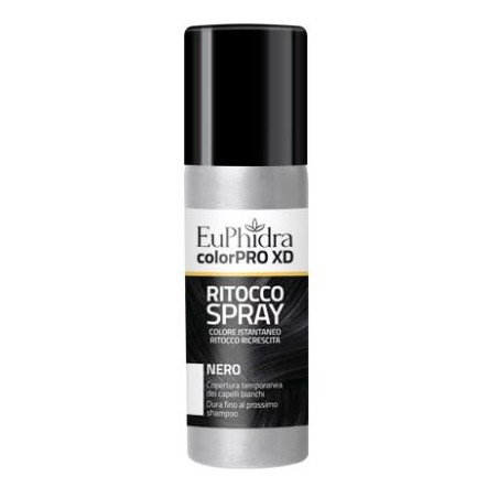 Euphidra Colorpro Xd Tintura Spray Ritocco per Capelli Nero 75 ml Euphidra Colorpro Xd Tintura Spray Ritocco per Capelli Nero 75 ml