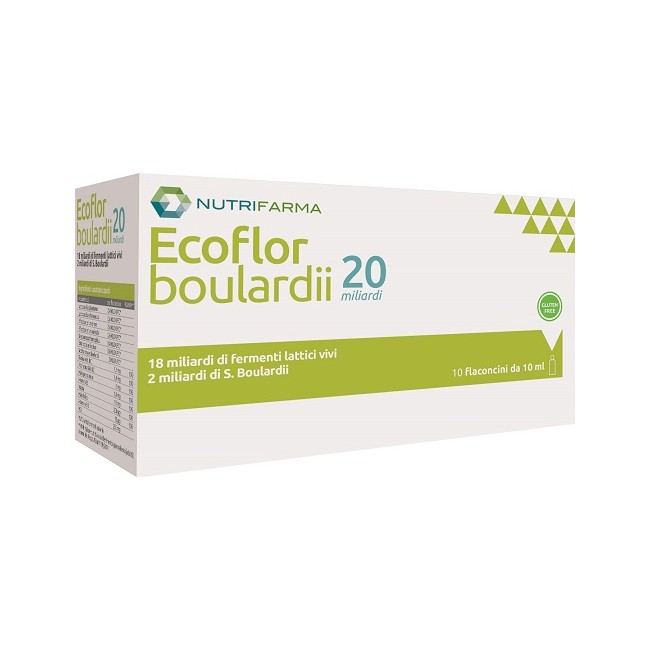 Aqua Viva Ecoflor Boulardii 20 Miliardi 10 Flaconcini Da 10 Ml