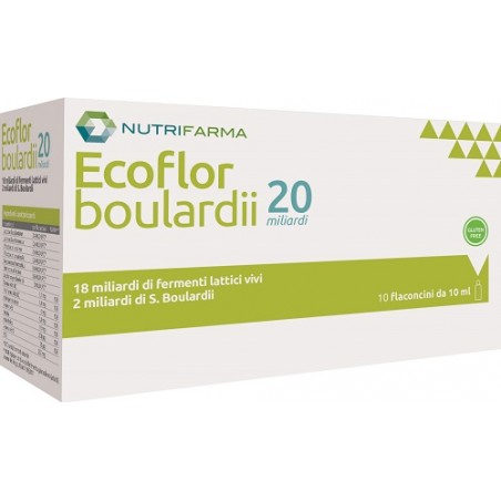 Aqua Viva Ecoflor Boulardii 20 Miliardi 10 Flaconcini Da 10 Ml