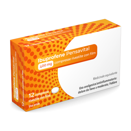 Towa Pharmaceutical Ibuprofene Pensavital 400 Mg Compresse Rivestite Con Film Ibuprofene