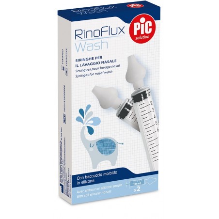 Pikdare Rinoflux Wash Siringhe per Lavaggio Nasale Bambini 2 Pezzi Pikdare Rinoflux Wash Siringhe per Lavaggio Nasale Bambini 2 Pezzi