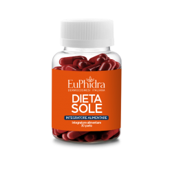 Euphidra Dietasole Integratore di Beta Carotene per Intensificare Abbronzatura 30 Perle