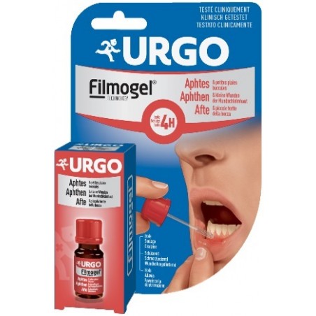Urgo Afte e Lesioni della Bocca Filmogel Cerotto Liquido 6 ml Urgo Afte e Lesioni della Bocca Filmogel Cerotto Liquido 6 ml