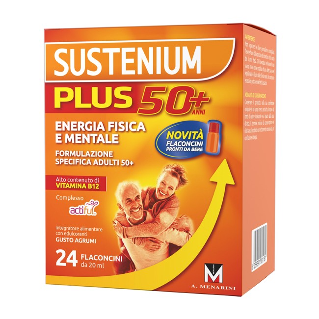 Menarini Sustenium Plus 50+ 24 Flaconcini