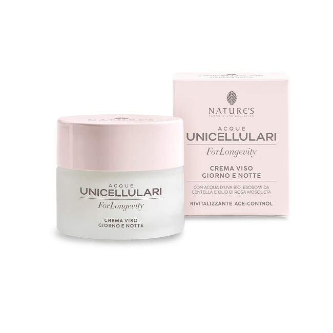 Nature's Acque Unicellulari Forlongevity Crema Viso Giorno e Notte 50 ml Bios Line