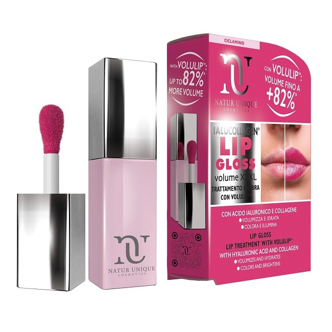 Natur Unique Ialucollagen Lip Gloss Volume XXXL Colore Ciclamino