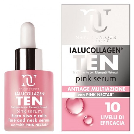Natur Unique Ialucollagen Ten Pink Serum Siero Viso e Collo Multiazione 5 ml Natur Unique Ialucollagen Ten Pink Serum Siero Viso e Collo Multiazione 5 ml