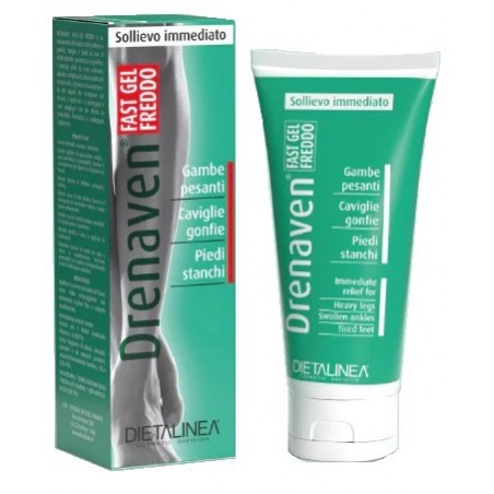 Dietalinea Drenaven Fast Gel Freddo per Gambe Pesanti e Caviglie Gonfie 100 ml Dietalinea Drenaven Fast Gel Freddo per Gambe Pesanti e Caviglie Gonfie 100 ml