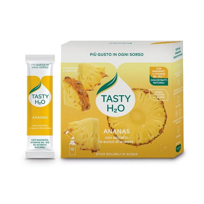 Neavita Tasty H2O Gusto Ananas ad Azione Drenante 12 Stick
