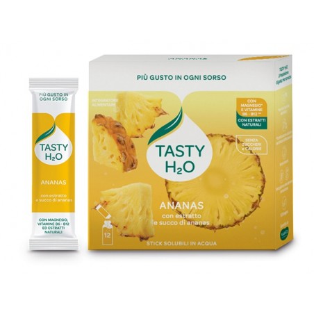 Neavita Tasty H2O Gusto Ananas ad Azione Drenante 12 Stick