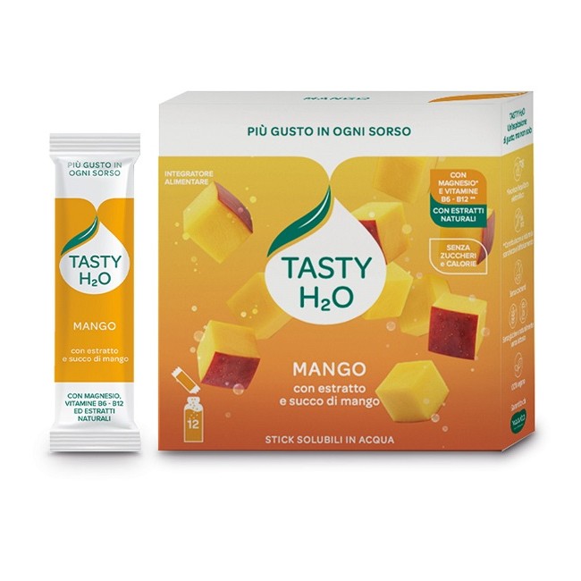 Neavita Tasty H2O Gusto Mango 12 Stick Integratore per il Metabolismo dei Carboidrati