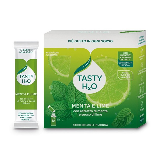 Herbal Product Neavita Tasty H2O Gusto Menta e Lime ad Azione Digestiva 12 Stick