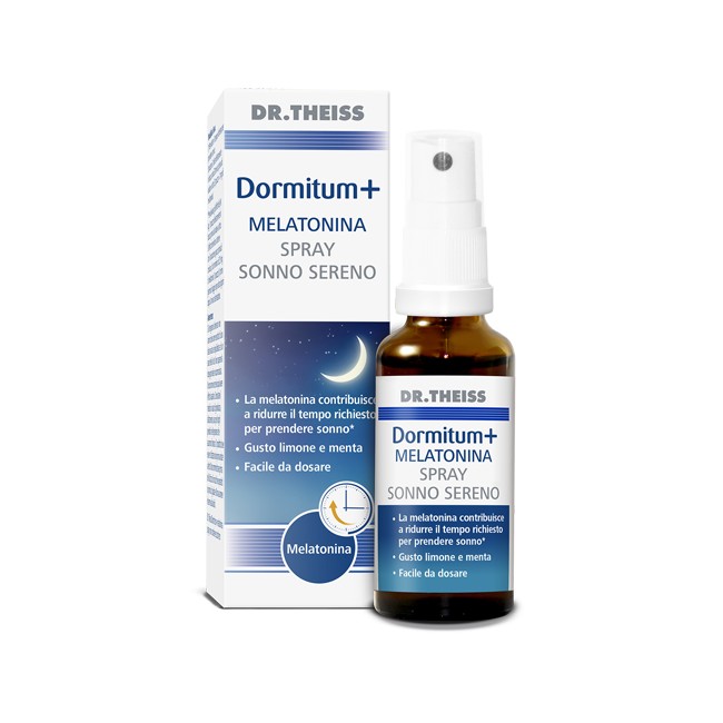 Naturwaren Theiss Dormitum + Melatonina Spray Sonno Sereno 30 Ml
