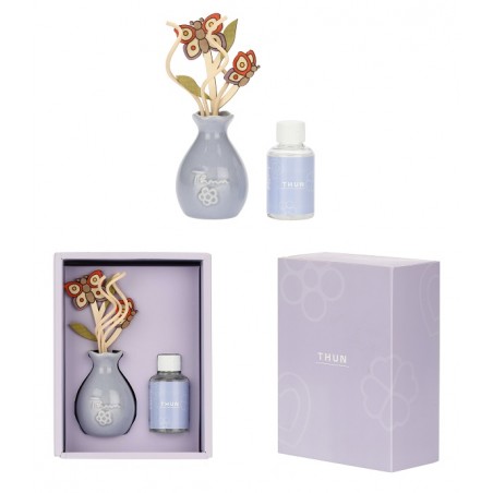 Thun Diffusore in Porcellana Con Bacchette in Rattan Farfalla Leyla + Refil 50 ml Thun Diffusore in Porcellana Con Bacchette in Rattan Farfalla Leyla + Refil 50 ml