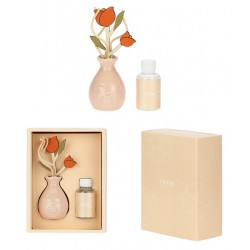 Thun Diffusore in Porcellana con Bacchette in Rattan Tulipano + Refil 50 ml