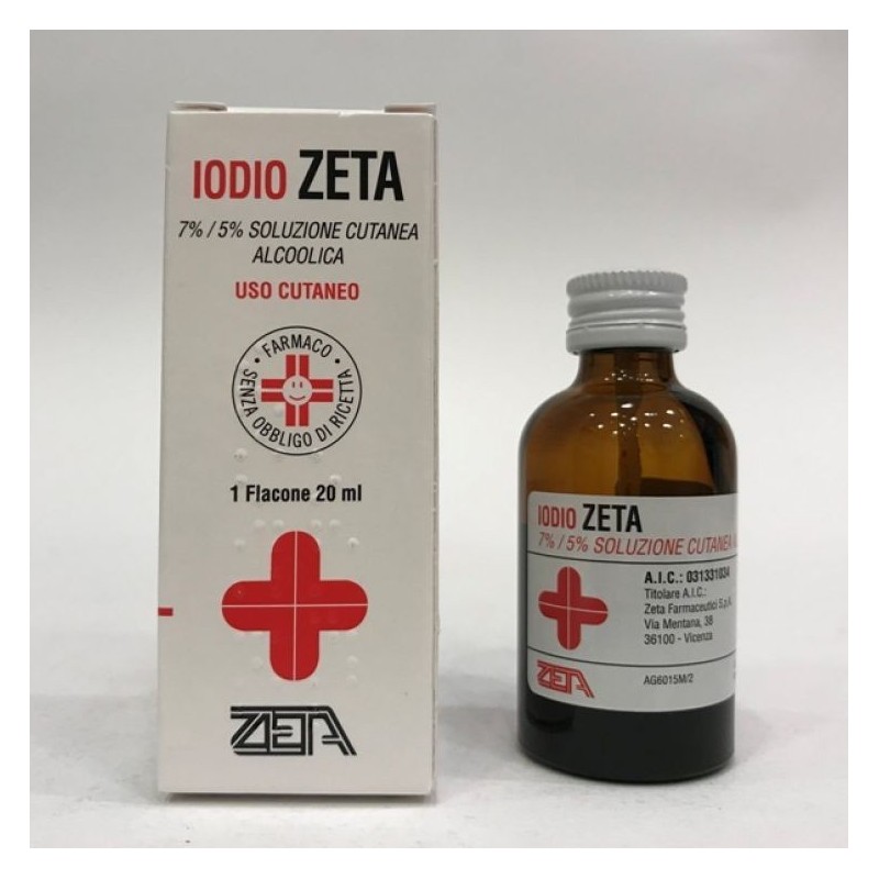 Zeta Farmaceutici Iodio Zeta 7%/5% Soluzione Cutanea