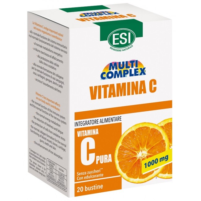Esi Multicomplex Vitamina C 20 Bustine Da 2 G