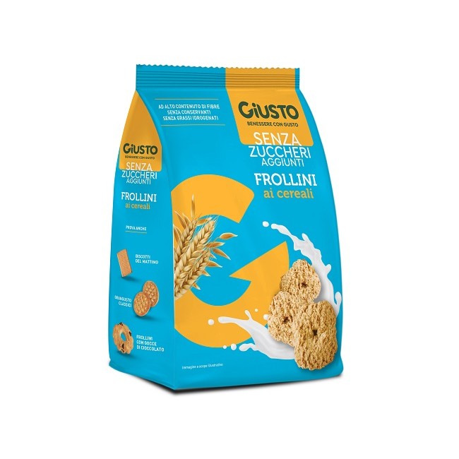 Farmafood Giusto Senza Zucchero Frollini Ai Cereali Senza Zucchero 350 G