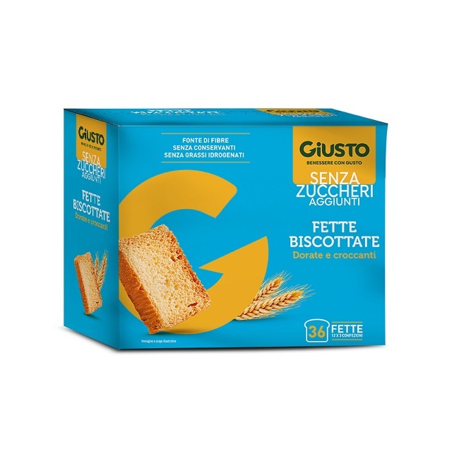 Farmafood Giusto Senza Zucchero Fette Biscottate 300 G