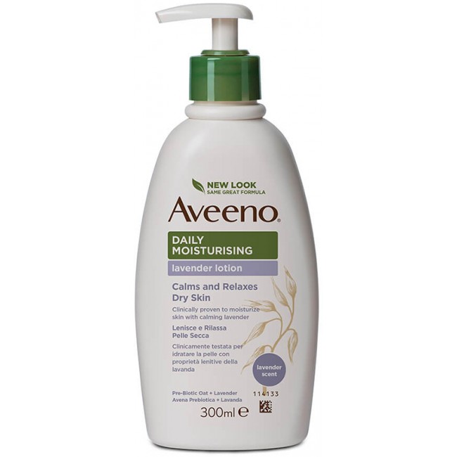Johnson & Johnson Aveeno Pn Crema Idratante Corpo Lavanda 300 Ml