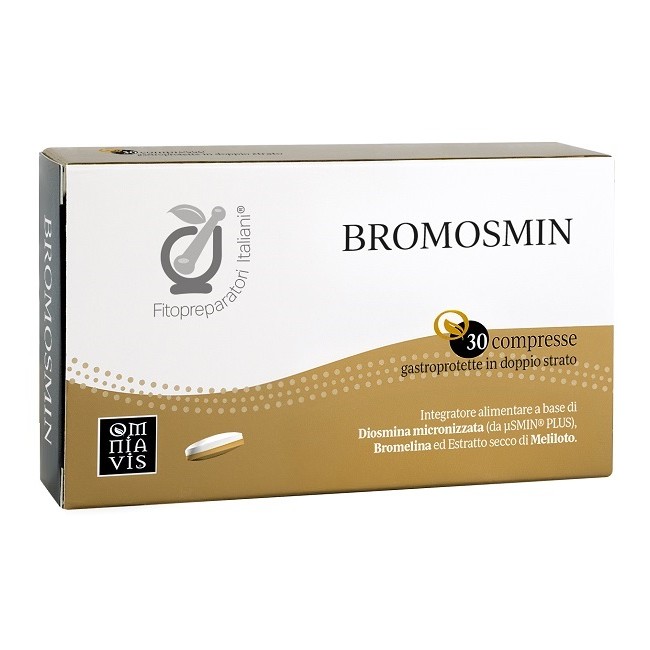 Fitopreparatori Italiani Bromosmin  Integratore per Emorroidi e Microcircolo 30 Compresse