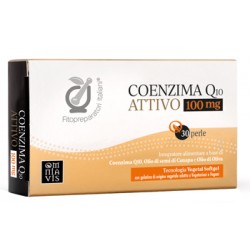 Bionativa Coenzima Q10 Attivo Integratore Antiossidante 30 Perle 100 mg