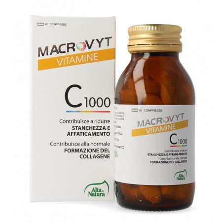 Alta Natura Macrovyt Vitamina C 1000 Fast & Slow 30 Compresse