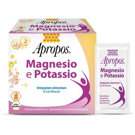 Desa Pharma Apropos Magnesio Potassio 24 Bustine Da 5 G Gusto Arancia