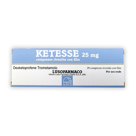 Menarini Ketesse 25 Mg Compresse Rivestite Con Film Dexketoprofene