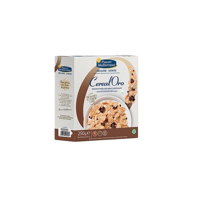 Eurospital Piaceri Mediterranei Cerealoro Fiocchi Riso Mais E Cioccolato 250 G