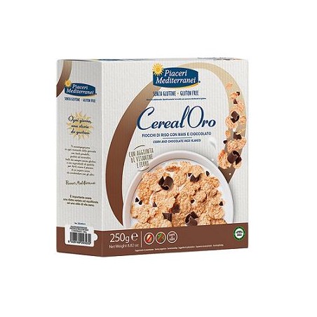 Eurospital Piaceri Mediterranei Cerealoro Fiocchi Riso Mais E Cioccolato 250 G