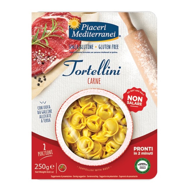 Eurospital Piaceri Mediterranei Tortellini Carne 250 G
