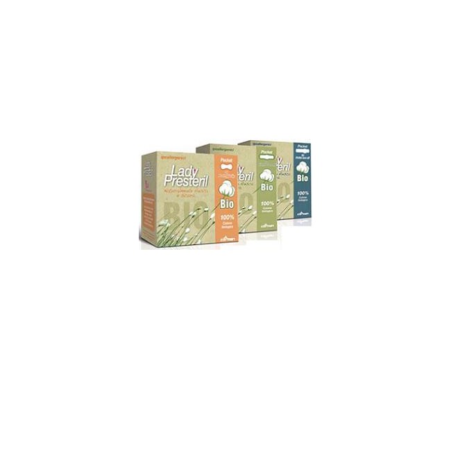 Corman Lady Presteril Pocket Notte Biologico 10 Pezzi