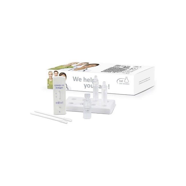 Nal Von Minden Test Antigenico Rapido Covid-19 Nadal Autodiagnostico Determinazione Qualitativa Antigeni Sars-cov-2 In Tamponi N