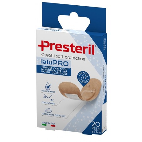 Corman Cerotto Presteril Ialupro Formato Piccolo 4x2 Cm 20 Pezzi