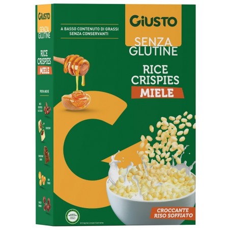 Farmafood Giusto Senza Glutine Rice Crispies Miele 200 G