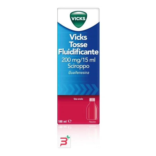 Procter & Gamble Vicks Tosse Fluidificante 200 Mg/15 Ml Sciroppo Guaifenesina