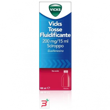 Procter & Gamble Vicks Tosse Fluidificante 200 Mg/15 Ml Sciroppo Guaifenesina