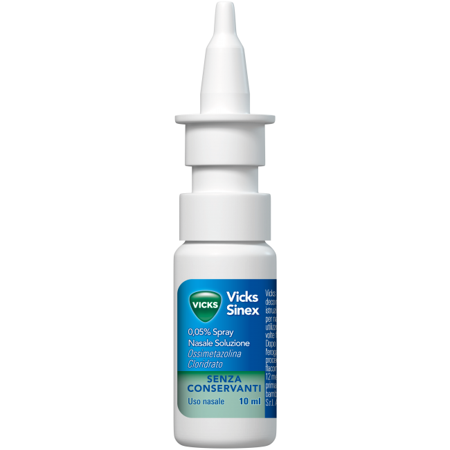 Procter & Gamble Vicks Sinex 0,05% Spray Nasale Soluzione Ossimetazolina Cloridrato