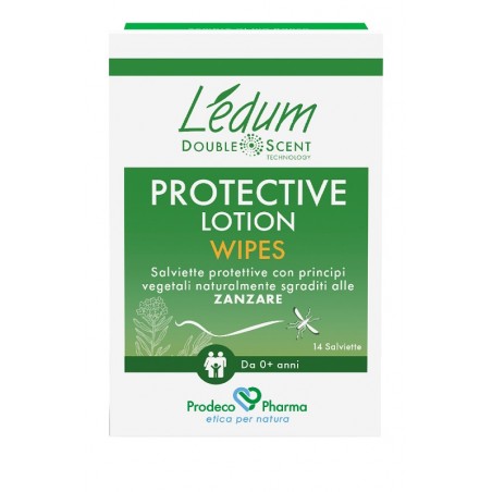 Prodeco Pharma Ledum Ds Protective Lotion Wipes 14 Pezzi
