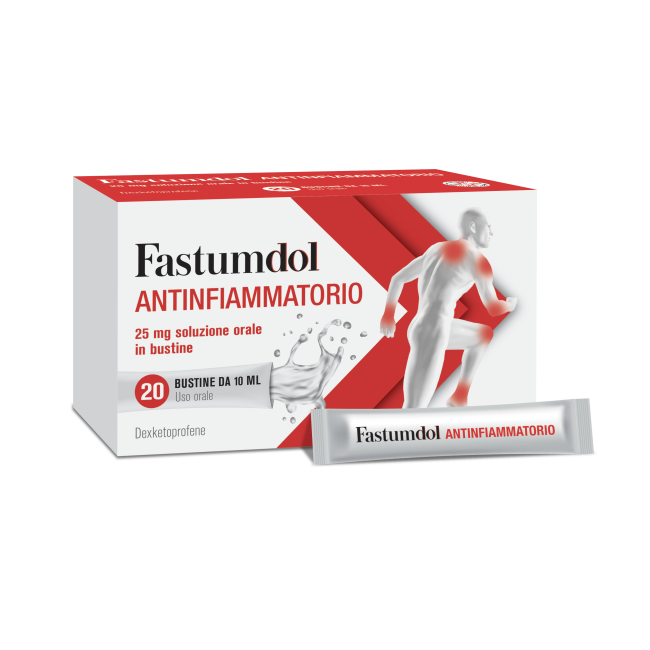 Menarini Fastumdol Antinfiammatorio 25 Mg Soluzione Orale In Bustina  Dexketoprofene