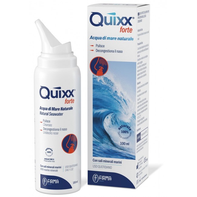 F. I. R. M. A. Soluzione Spray Per Irrigazioni Nasali Quixx Forte Acqua Marina Ipertonica 100 Ml