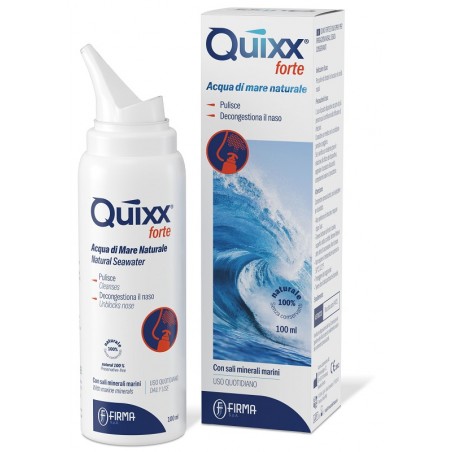 F. I. R. M. A. Soluzione Spray Per Irrigazioni Nasali Quixx Forte Acqua Marina Ipertonica 100 Ml