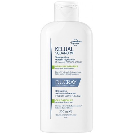 Ducray Kelual Squanorm Shampoo Anti Forfora Grassa 200 Ml