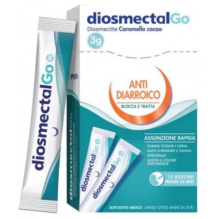 Mayoly Pharmaceuticals Ita. Diosmectalgo Caramello Cacao 12 Stick