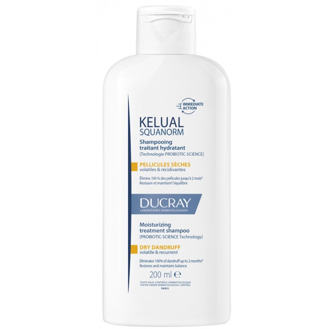 Ducray Kelual Squanorm Shampoo Anti Forfora Secca 200 Ml